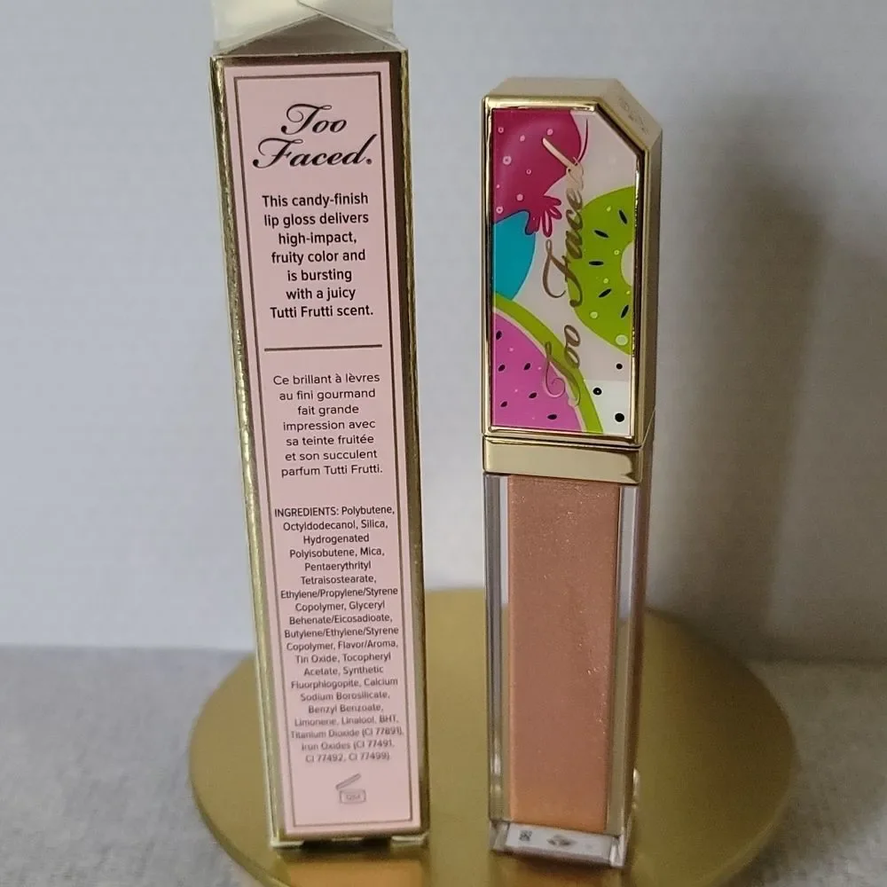 Too Faced Tutti Frutti Juicy Fruits Comfort Lip Glaze - Show Me Your Coconuts